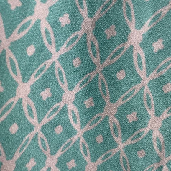 Maggie & Zoe Tiffany Blue Geometric Shift Dress  US 5 - Picture 8 of 14